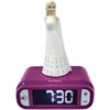 Image de Lexibook, La Reine des Neiges, Réveil Veilleuse Elsa, Personnage Lumineux, Choix de 6 alarmes, 6 Effets sonores, Écran rétro-éclairé, Horloge, Snooze, Violet/Blanc, RL800FZ