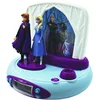 Image de Disney Frozen La Reine des Neiges 2 Elsa & Anna, Réveil projecteur avec sons, Veilleuse intégrée, projection de l'heure au plafond, effets sonores, à piles + Duracell Piles alcalines AA Optimum