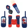Image de Lexibook, Spidey et Ses Amis extraordinaires, Set d’aventurier Complet pour Enfant, Talkie-Walkies 120m, Jumelles, Lampe-Torche, Boussole, Rouge/Bleu, RPTW11SP