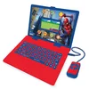 Image de Lexibook, Spider-Man, Ordinateur Portable éducatif bilingue Anglais/français, écran Couleur, 130 activités d'apprentissage, Maths, Langues, logique, Jeux et Musique, JC798SPi1