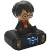 Image de Lexibook, Harry Potter, Réveil Veilleuse Harry Potter, Personnage Lumineux, Choix de 6 alarmes, 6 Effets sonores, Écran rétro-éclairé, Horloge, Snooze, Noir, RL800HP