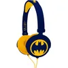 Image de Lexibook, Batman, Casque Audio stéréo Enfant, Puissance sonore limitée, Pliable et Ajustable, Bleu/Orange, HP015BAT