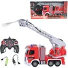 Image de Lexibook, Crosslander® Pro, RC Fire Truck, Camion de Pompier télécommandé, Effets Lumineux, pulvérise de l'eau, échelle rotative éléctronique, Rechargeable, RCP20