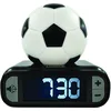 Image de Lexibook, Football, Réveil Veilleuse Ballon de Foot, Figurine Lumineuse, Choix de 6 alarmes, 6 Effets sonores, Écran rétro-éclairé, Horloge, Snooze, Noir/Blanc, RL800FO