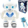 Image de Lexibook - Powerman First Mon Premier Robot intéractif Intelligent, Danse, Chante, Joue de la Musique, Fille Garçon, Blanc/Bleu - ROB16