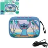 Image de Lexibook, Disney Stitch, Enceinte Portable Bluetooth, sans-Fil, USB-C, Carte SD/TF, Batterie Rechargeable, Bleu, BT018D