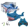 Image de Lexibook - Crazy Shark - Requin télécommandé, jusqu'à 5 km/h, Modes automatiques Chasse et Danse, programmable, Effets musicaux, Bleu, SHARK01
