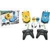 Image de Lexibook, Crosslander® RC Bumper, Lot de 2 Autos tamponneuses de Course Radio-commandées, jusqu'à 12 km/h, 2 Personnages Amovibles, Effets sonores et Lumineux, Jaune/Bleu, RC2