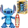 Image de Lexibook, Disney Stitch, Robot Interactif Télécommandé Bilingue français Anglais, Contrôle Gestuel et Télécommande, Réagit au Toucher, Programmable, À Deux Vitesses, Bleu, STITCHi1
