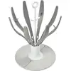 Image de Egoutte-biberon pliable Flower Gris