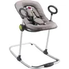 Image de BÉABA, Transat Up & Down I, Transat Réglable par Simple Pression, 4 Hauteurs, 3 Inclinaisons, Unisexe pour Bébé et Enfants, Réducteur de Naissance, Ultra Confortable, Noir/Gris
