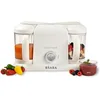 Image de BÉABA, Babycook Duo Robot Bébé 4 en 1 Mixeur-Cuiseur, Cuisson Vapeur rapide 15min, Diversification alimentaire, Petits pots bébé maison, Contenance XXL 2200 ml, White/Silver
