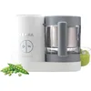 Image de BÉABA, Babycook Néo, Robot Bébé 6 en 1, Made in France, Mixeur-Cuiseur, Bol en Verre et Cuve Inox, Diversification alimentaire, Petits pots bébé maison, Cuisson Vapeur Douce Rapide, White Silver