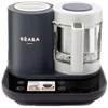 Image de BÉABA - Babycook Smart - Robot Cuiseur Mixeur Bébé Connecté - Balance Intégrée - Bol en Verre - Panier Inox - Large Capacité 2.25L- Cuisson Vapeur Douce- Ecran Tactile/Application dédiée - Anthracite