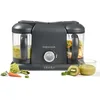 Image de BÉABA, Babycook Duo, Robot Bébé 4 en 1 Mixeur-Cuiseur, Cuisson Vapeur rapide 15min, Diversification alimentaire, Petits pots bébé maison, Contenance XXL 2200 ml, Dark Grey