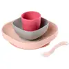 Image de Set Vaisselle Silicone 4 pièces Pink