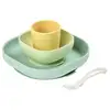 Image de Set Vaisselle Silicone 4 pièces Yellow