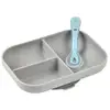 Image de Set repas silicone Gris