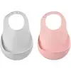 Image de Lot de 2 Bavoirs Silicone Light Mist/Old Pink