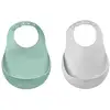 Image de Lot de 2 Bavoirs Silicone Light Mist/Sage Green