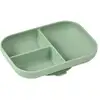 Image de Assiette compartimentée silicone Sage green