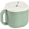 Image de BÉABA, Tasse Repas Bebe Silicone, Tasse Enfant, Vaisselle Enfant, Tasse A Goûter, Couvercle Amovible, Materiaux Sain, 460ml, Pick 'n' Snack, Vert sauge