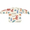 Image de BÉABA Bavoir Bébé   Bavoir Récupérateur, Évolutif, Imperméable, Élastique, Manches Longues Détachables, Poche de Récupération, Facile à Nettoyer, Idéal Maternelle, Playful