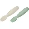 Image de Lot de 2 Pré Cuillères Silicone Vert