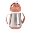 Image de Tasse en inox avec paille Terracotta