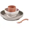 Image de Coffret repas en silicone 4 pièces Terracotta