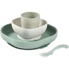 Image de Coffret repas en silicone 4 pièces Sage Green