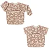 Image de BÉABA, Bavoir recuperateur bébé, Bavoir maternelle, Imperméable, Manches longues détachables, Poche de récupération, Facile à nettoyer, Evolutif, Savannah bloom
