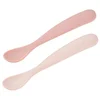 Image de Lot de 2 cuillères 1er âge en silicone + boîte Barbe à papa / guimauve