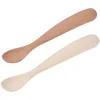 Image de BÉABA, Lot de 2 Cuillères en Silicone Bébé/Enfant 1er Âge - Dès 4 mois, Souple - Bout arrondi - Manche long et Ergonomique, Boite de transport - Finition Anti Poussière - Argile/Pralin