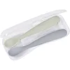 Image de Beaba Set of 2 Ergonomic Spoons petite cuillère avec étui Pebble Green 4m+ 2 pcs
