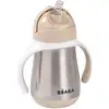 Image de Tasse en inox avec paille Argile