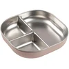 Image de Assiette compartimentée en inox micro-ondable Barbe à papa