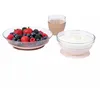 Image de BÉABA & Duralex, Coffret Repas Enfant en Verre, Assiette, Bol, Verre avec Ventouse Silicone, Ergonomique, Evolutif, Sain, Durable, Made in France, Barbe à papa