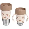 Image de Béaba Mini & Me, Coffret Gourde Mug et Tasse, 480 mL & 240 ml, Big Love