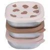 Image de BÉABA, Lot 3 Pots Repas Bébé Inox, Portions Évolutives Purées & Goûters, Hermétiques, Incassables, Micro-ondes & Congélateur, Sans BPA, Sans Odeur, Boîtes de Conservation Durables, 250 mL, Love