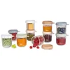 Image de BÉABA, Coffret 10 Portions Verre Conservation Repas Bébé, 250 ml, Sunrise