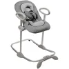 Image de BÉABA, Transat Up and Down III, Transat Réglable en Hauteur, Unisexe pour Bébé et Enfants, 3 Positions d'Inclinaison, Harnais Sécurité 5 Points, Réducteur de Naissance, Gris Chiné