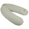 Image de BEABA Coussin de Grossesse & Allaitement XXL 180 cm, Coussin Multifonctions Maternité, Soutien Corps Entier, Microbilles Silencieuses, Déhoussable & Lavable, OEKOTEX, French Terry, Pistache