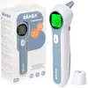 Image de BÉABA FRANCE, Thermomètre Digital Sans Contact Infrarouge, Enfant, Bébé, Adulte, Mesure Frontale, Auriculaire, Ambiante, Lecture Code Couleur, LCD, Alerte Fièvre, Fonction Mémoire, Thermospeed