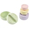 Image de BÉABA, Lot 4 Jouets de Bain Silicone, Empilables, Gigognes, Ergonomiques, Formes et tailles différentes, Développe la motricité, Silicone Doux, Failce à ranger, Menthe au lait multi couleurs
