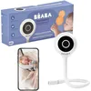 Image de BÉABA, Ecoute Bébé Vidéo, Babyphone Zen Connect, Caméra Full HD 1080p, Talkie-Walkie, Longue Portée, Connexion Mobile et WiFi, Berceuses, Tige Flexible