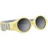 Image de Béaba, Lunettes de soleil pour bébé 0-9 mois, Protection 100% UV - CAT 4, Protection Latérale, Confort Optimal, Bandeau élastique ajustable, Jaune pastel