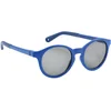 Image de BÉABA, Lunettes de soleil pour Enfants 4-6 ans, Protection 100% UV - CAT 3, Protection Latérale, Confort Optimal, Branches ajustables 360°, Bleu mazarine