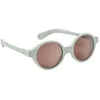 Image de BÉABA, Lunettes de soleil pour bébé 9-24 mois, Protection 100% UV - CAT 3, Protection Latérale, Confort Optimal, Branches ajustables 360°, Joy, Vert de gris