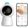 Image de BÉABA Zen Smart AI   Babyphone Ecoute Bébé Vidéo 360° Full QHD 4MP avec Intelligence Artificielle, Détection Retournement, Vision Nocturne, Application Mobile, Talkie-Walkie, VOX, Veilleuse